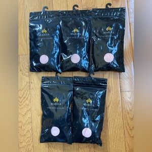 NWT Ballet tights Mariia Girls Mesh Back Seam Convertible; Ballet Pink; 5 packs